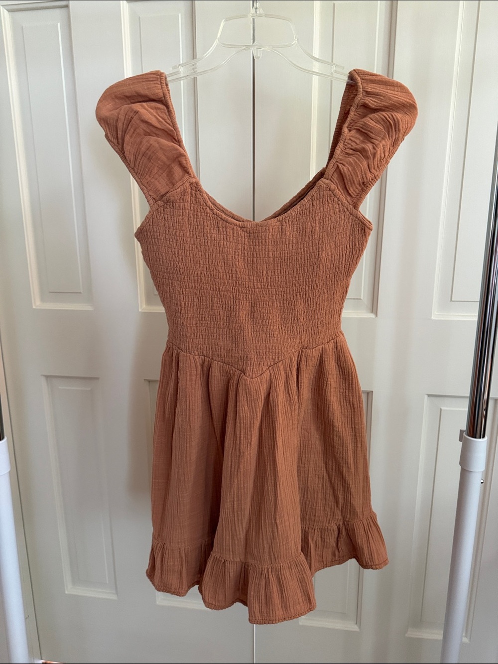American Eagle Outfitters Rust Mini Dress